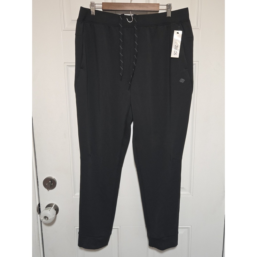 Zelos Jogger Sweatpants Size XL Mens Black Drawstring Pockets Blacknife NWT NEW